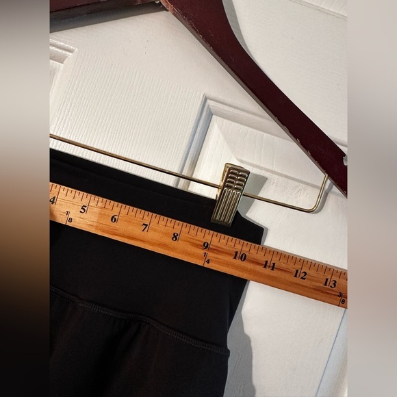 ATHLETA XS Blk Transcend Skort Athletic Skirt Ruching Modest Tennis Pickleball - Picture 5 of 10